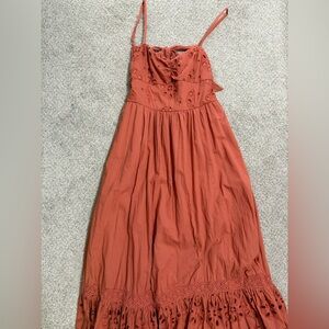 American Eagle Outfitters Terracotta Dress
